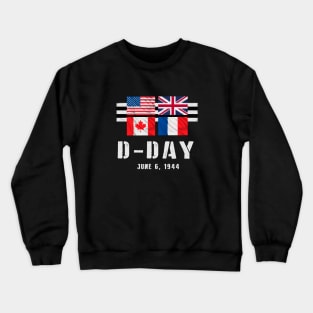 Allied Victory on D-Day in Normandy WWII Crewneck Sweatshirt